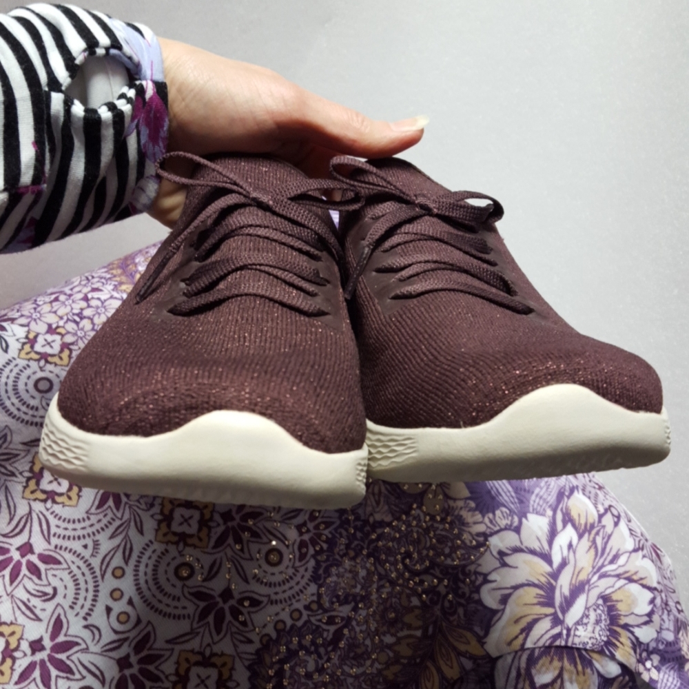 ❤️👟NWOT Women's Skechers purple shoes size 10.5❤️👟 - Picture 3 of 12